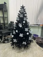 Искусственная черная елка «Чёрная жемчужина» 150 см / 1.5 м