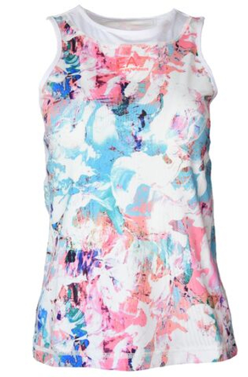 Женский топ теннисный EA7 Tennis Jersey In Ventus7 - fancy white2