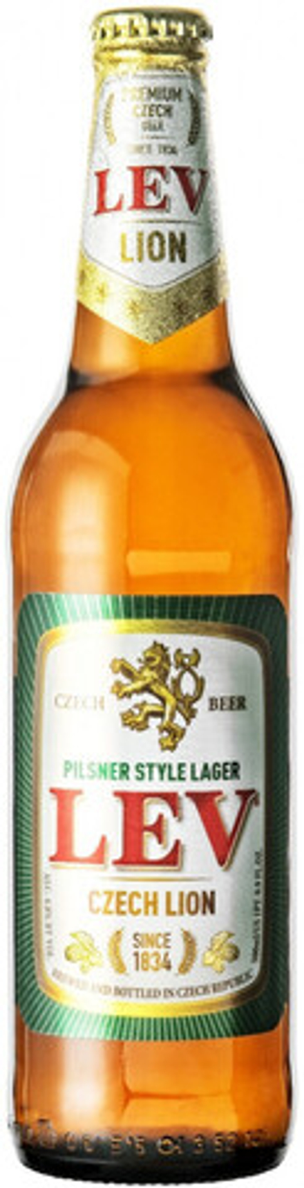 Пиво Лев Чех Лайон / Lev Czech Lion 0.5 - стекло