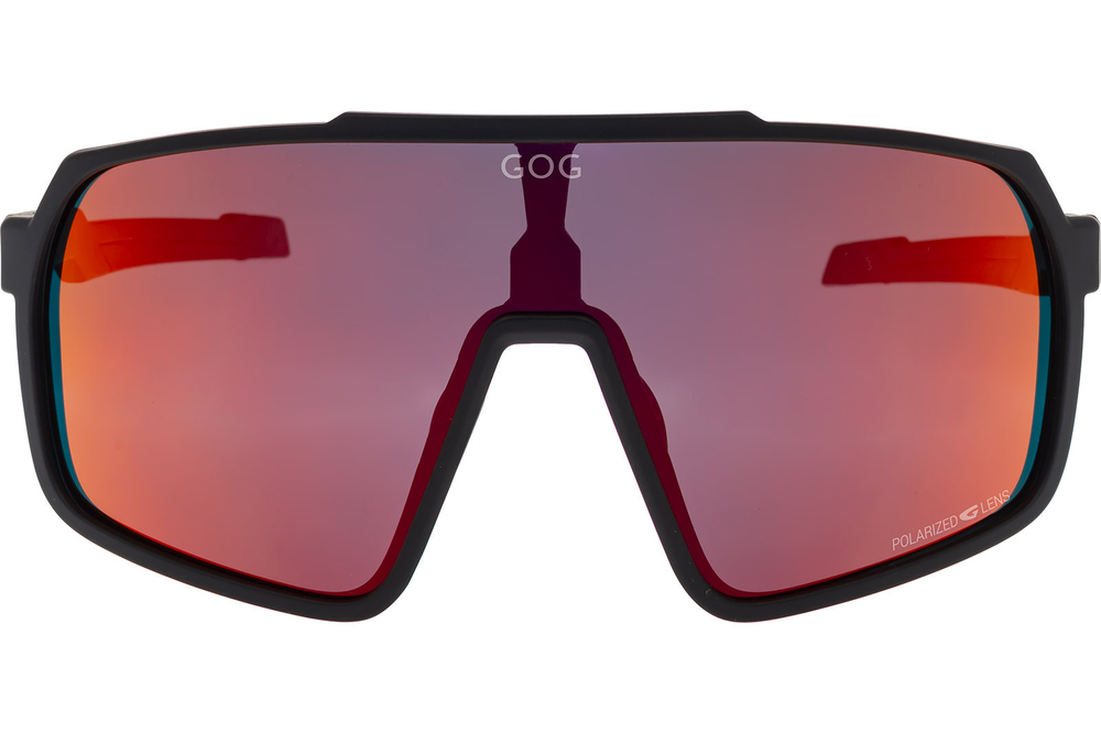 Спортивные очки GOG Okeanos / Matt Black / Polarized Red Lens