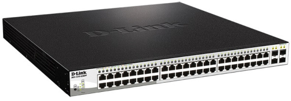 Коммутатор управляемый D-link DGS-1210-52MPP/E2A