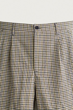 ZARA ШОРТЫ СО СКЛАДКАМИ И РЕЛЬЕФНОЙ ТЕКСТУРОЙ, РАЗНОЦВЕТНЫЙ