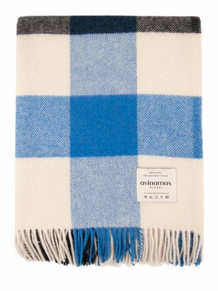 Плед  AGNE 3-06 из шерсти ягнят AVINAMAS