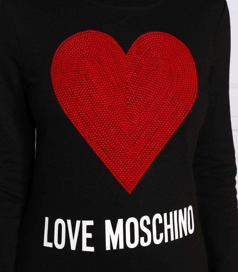 Худи Love Moschino - черный(W6484 02 E2388)