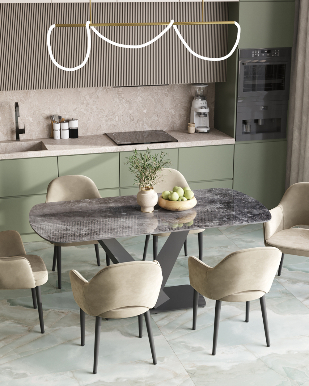 Светильник подвесной светодиодный Moderli V10688-PL True