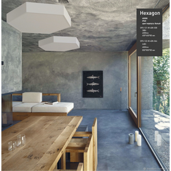 Светильник LED ЭРА Geometria SPO-121-W-40K-038 Hexagon 38Вт 4000К 4000Лм IP40 600*600*80 белый подвесной