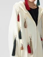 Зип-худи с кольцами и съемными кистями OLA OLA