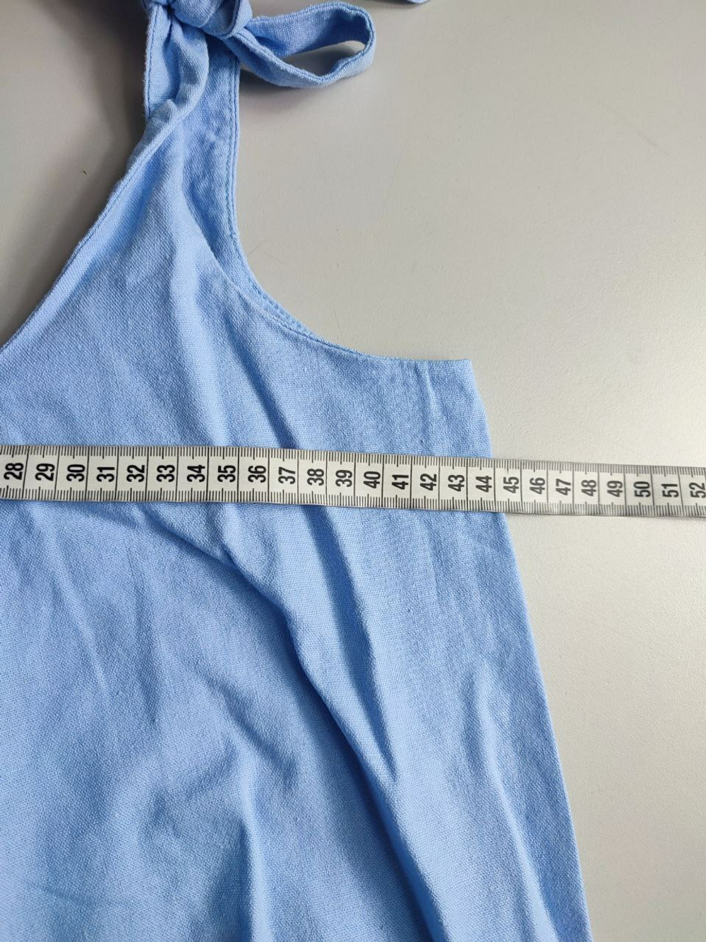 Топ летний из хлопка и льна 42 размер