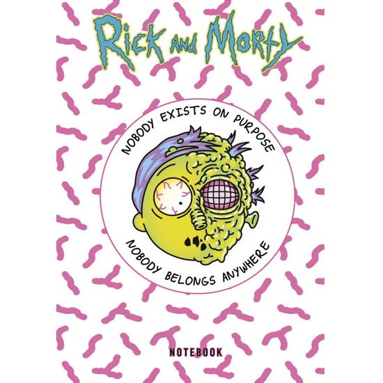 Э.РикМорти.Блокнот.Морти(А5,72л)+стикеры