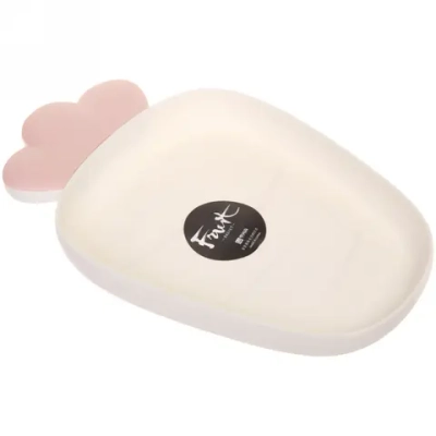 Блюдо пластиковое сервировочное «Морковка» 27,5*17см