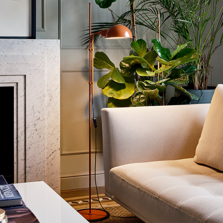 Floor design lamp Funiculi by Marset