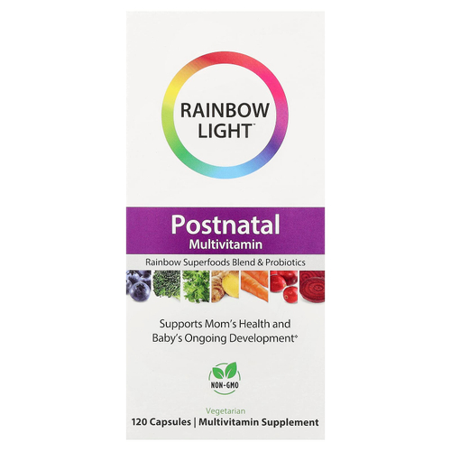 Rainbow Light, мультивитамины для послеродового периода, 120 капсул
