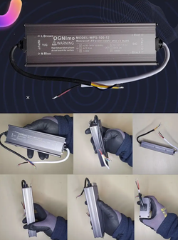 Блок питания наружный 220В / 12В / 100W / IP67