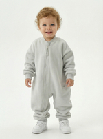 Комбинезон из футера без начеса, Серый