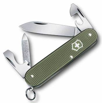 Нож перочинный Victorinox Alox Cadet 84мм 9 функц оливковый (0.2601.L17)