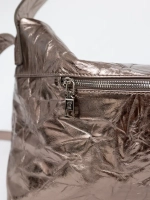 Сумка багет через плечо натуральная кожа тоут