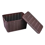 Шкатулка 5 л, Вязание, Шоколадный