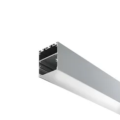 Алюминиевый профиль накладной-подвесной 50x50 (Серебро, 2 м), ALM-5050-S-2M Led Strip alm-5050-s-2m