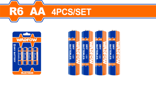Набор батареек R6 АА 4 шт (20/160) WADFOW WJX1K05