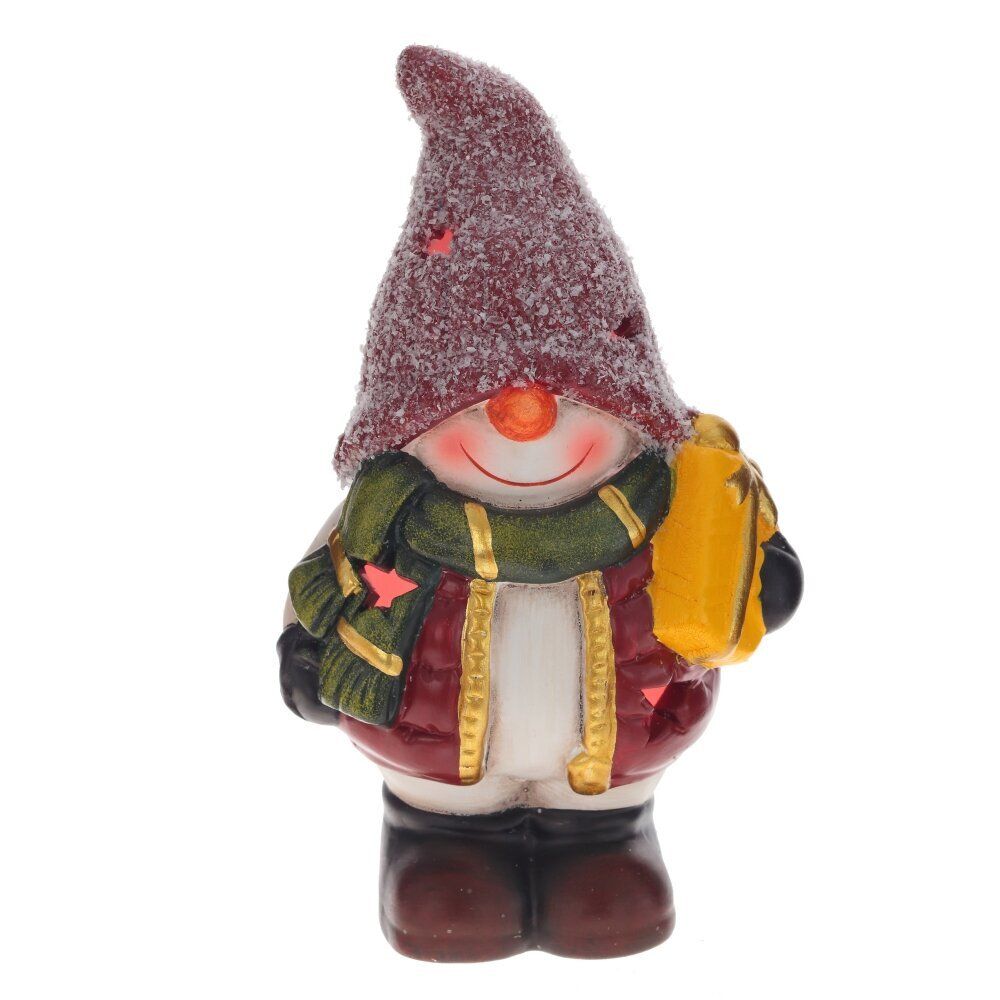 GAEM Фигурка декоративная с подсветкой "Снеговик", L9 W7 H15 см, (LR44 2 шт), 2в .