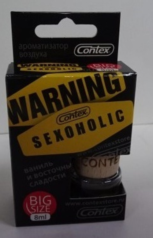 Ароматизатор подвесной  WARNING SEXOGOLIC  Ваниль, флакон (Contex)
