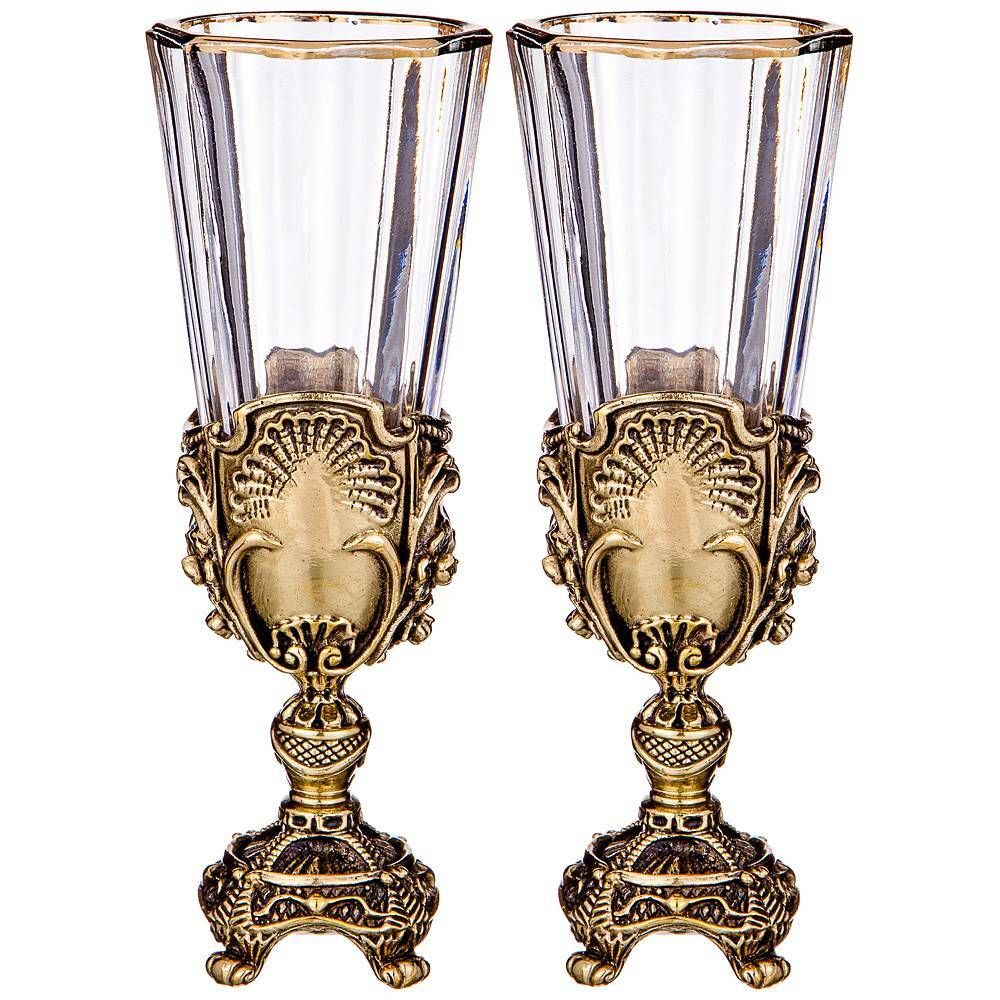 НАБОР ИЗ 2-Х ЛАФИТНИКОВ ДЛЯ ВОДКИ "АМПИР" 50 МЛ. (КОР=1НАБОР.)