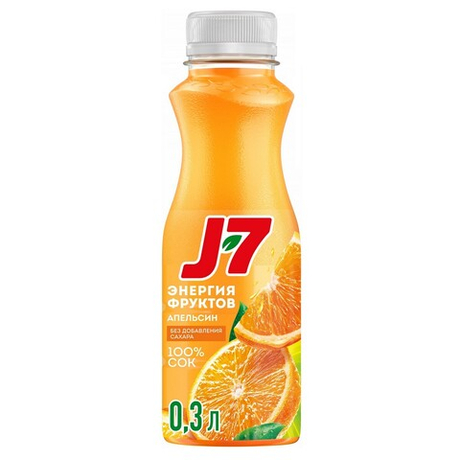 Сок J7 "Апельсин" 0.3л