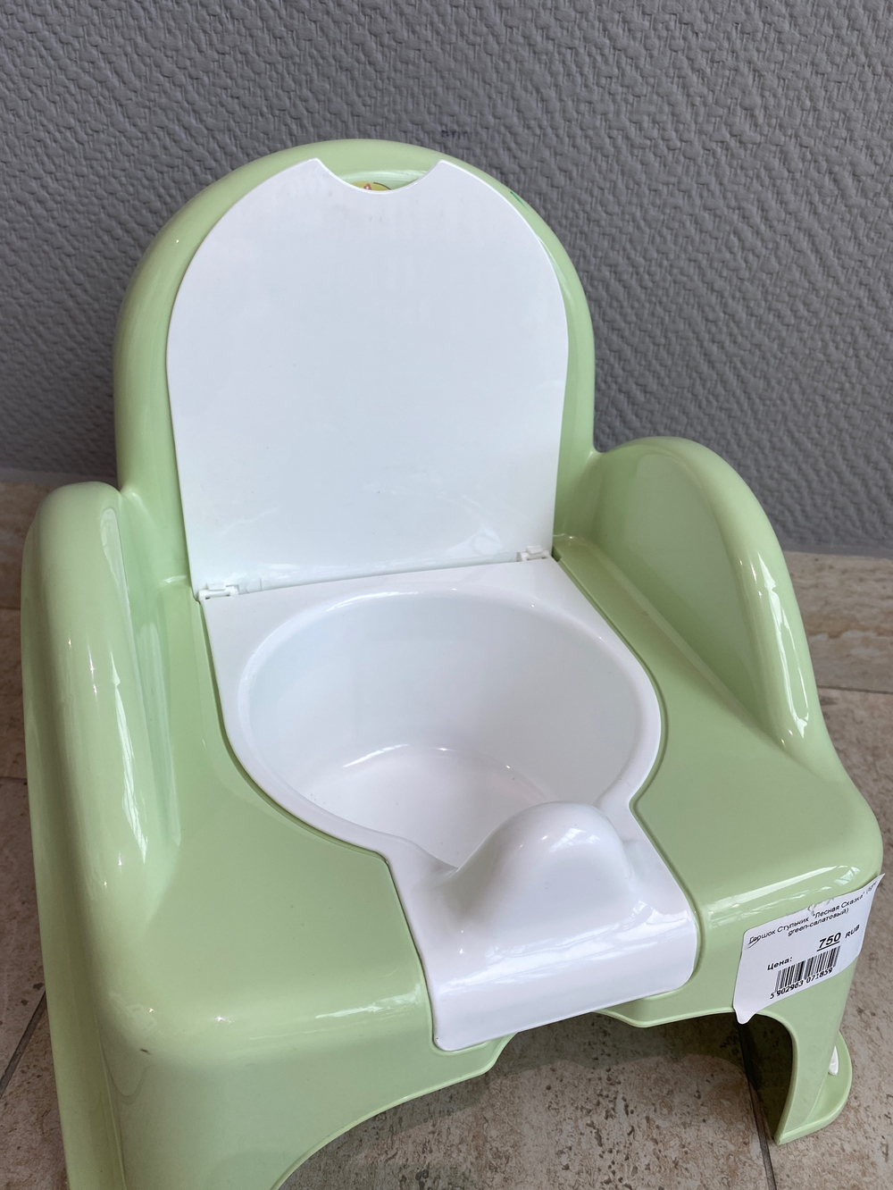 Горшок Стульчик  "Лесная Сказка"  (light green-салатовый)