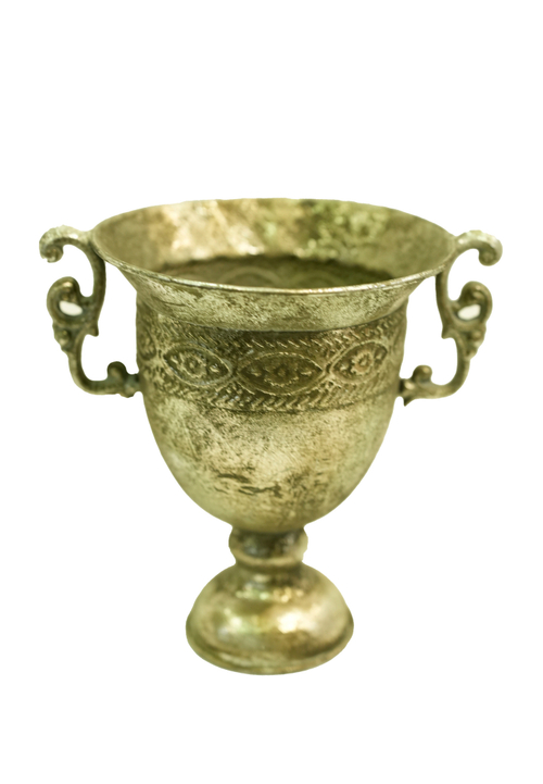 ВАЗА МЕТ КУБОК СЕРЕБРО 6J7135Y-860