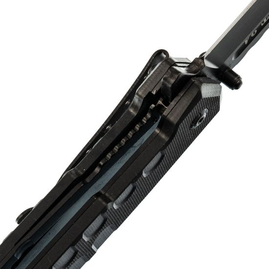 Складной нож НОКС Т-34 Black, сталь AUS-8, рукоять черный G10