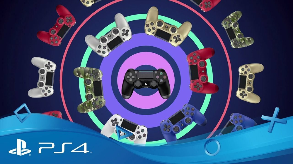 Геймпад SONY DualShock 4 V2  CUH-ZCT2E Антрацитовый чёрный