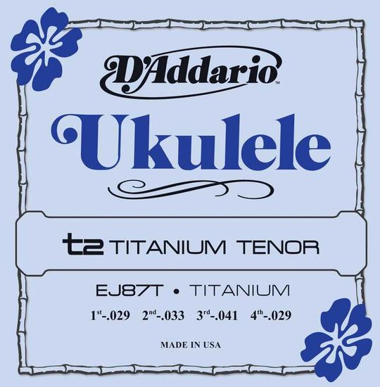 Струны для укулеле тенор D'ADDARIO EJ87 T