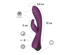 Вибратор кролик Lepus, цвет сливовый (Цвет: фиолетовый)