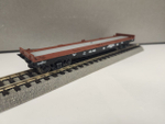 Платформа 13-401 СССР для перевозки контейнеров в масштабе 1:87