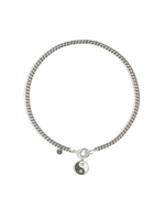 Цепь "Yin Yang" с перламутром Silver