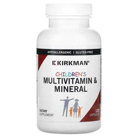 Kirkman Labs, мультивитамины и минералы для детей, 120 капсул
