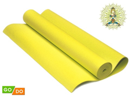 Коврик гимнастический. КВ6103  (Жёлтый)