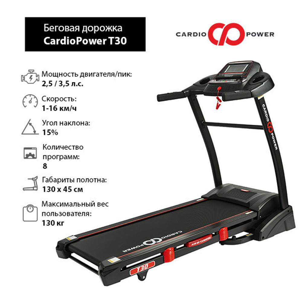 Беговая дорожка CardioPower T30