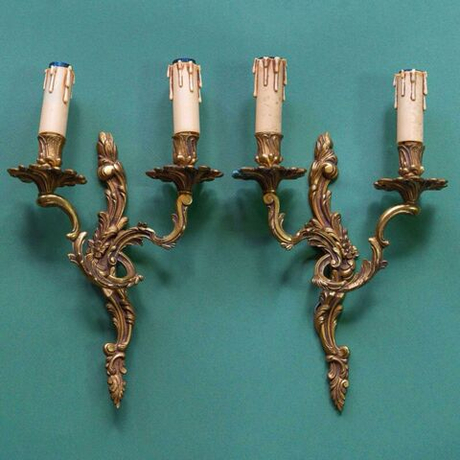 Винтаж: Парные настенные бра в классическом стиле
