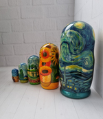 Матрёшка 5м 18см "Ван Гог" портретная