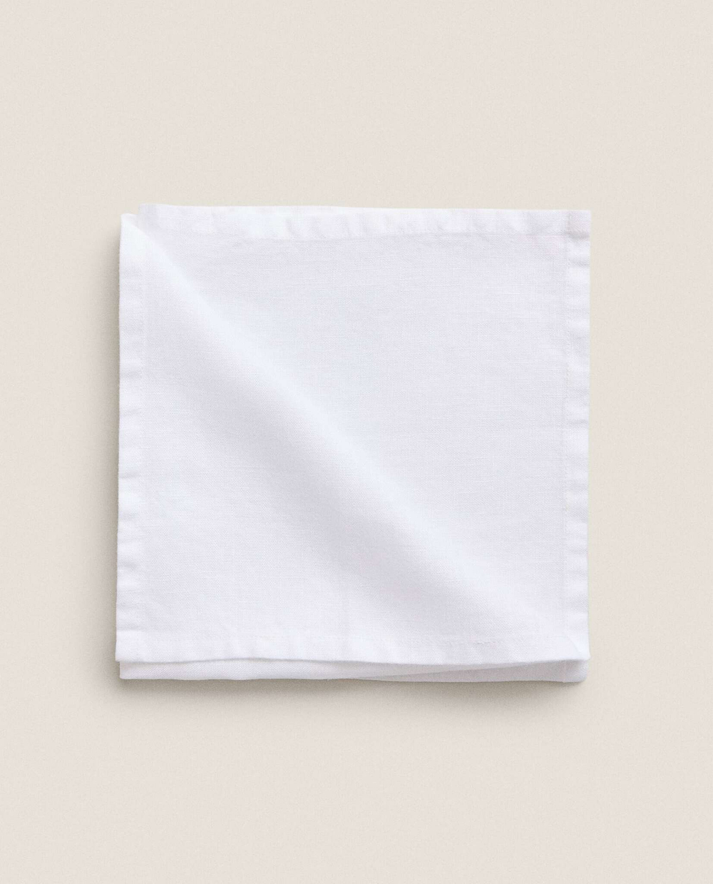 ZARA HOME ЛЬНЯНАЯ САЛФЕТКА (УПАКОВКА ИЗ 2 ШТУК)