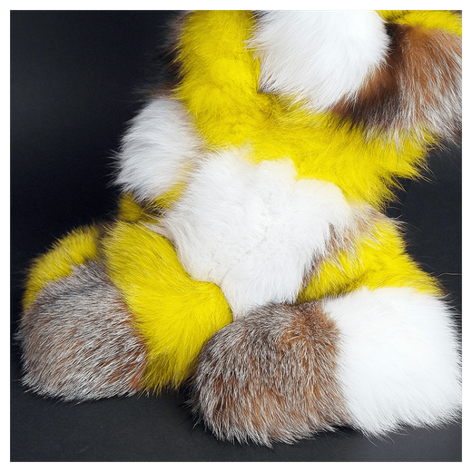 Меховой шарф «Северное сияние»