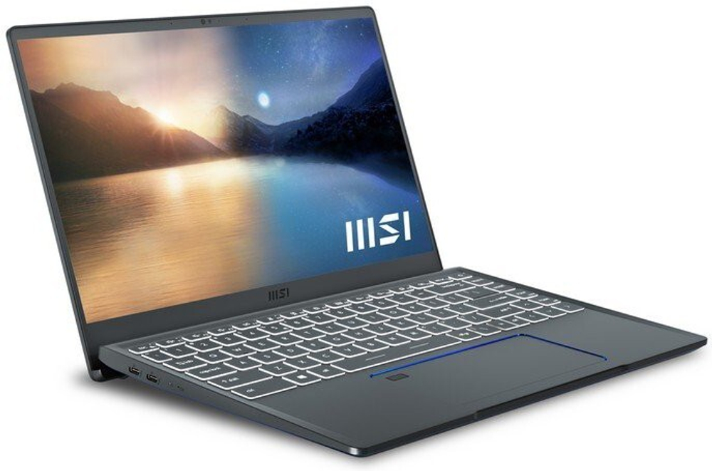 Ноутбук MSI Prestige 14 A11SCX-052RU Intel Core i7 1185G7, 3.0 GHz - 4.8 GHz, 32768 Mb, 14&quot; UHD 3840x2160, 1000 Gb SSD, DVD нет, nVidia GeForce GTX 1650 4096 Mb, Windows 10 Home, серый, 1.29 кг, 9S7-14C412-052