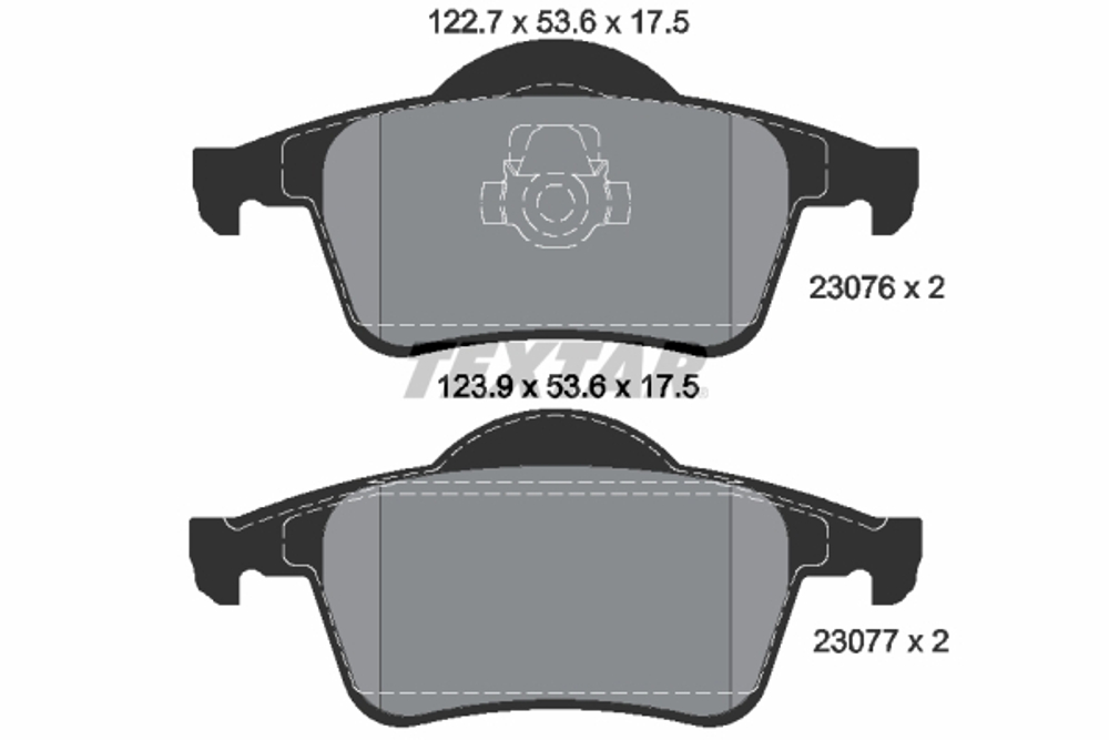 TEXTAR - 2307602-TET - Brake Pad Set, disc brake