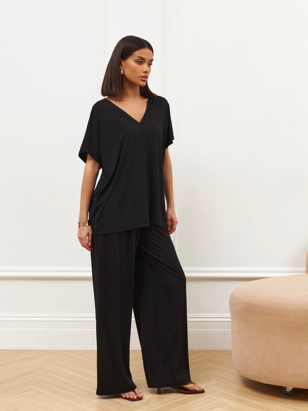 Костюм футболка и штаны из вискозы