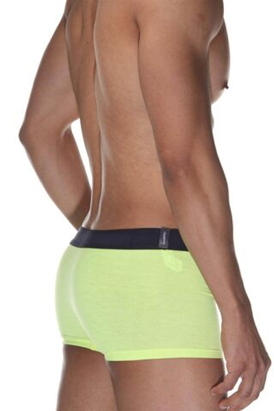 Неоново-жёлтые хлопковые трусы-боксеры (Размер: S) (Цвет: желтый)