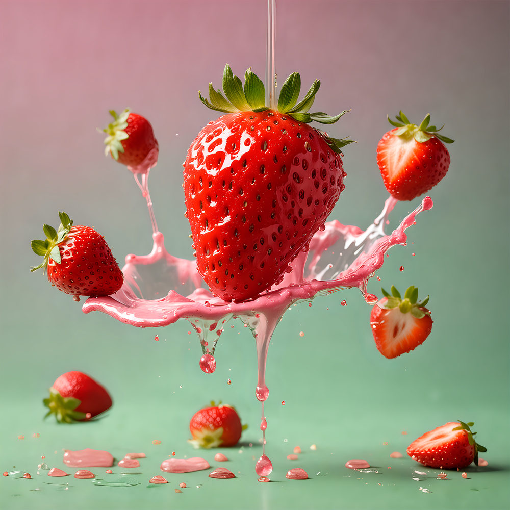 Бальзам для губ "Клубника со сливками" Neon (12 гр)