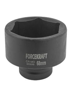 Головка ударная 1'', 68мм (6гр.) FORCEKRAFT FK-4858068