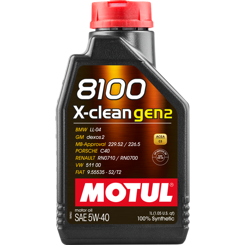 MOTUL 8100 X-CLEAN 5W40 GEN2 (1л) VN синтетическое моторное масло