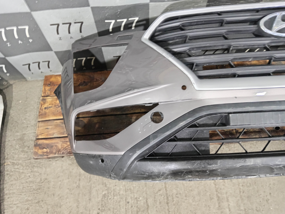 Бампер передний в сборе Hyundai Creta 2 (SU2) 21-нв Б/У Оригинал 86511BW000
